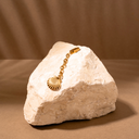 Shell charm - 18k gold plated