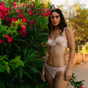 Refined Moonveil Thong - Soft Rose