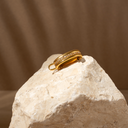 Zirkonia bond - 18k gold plated